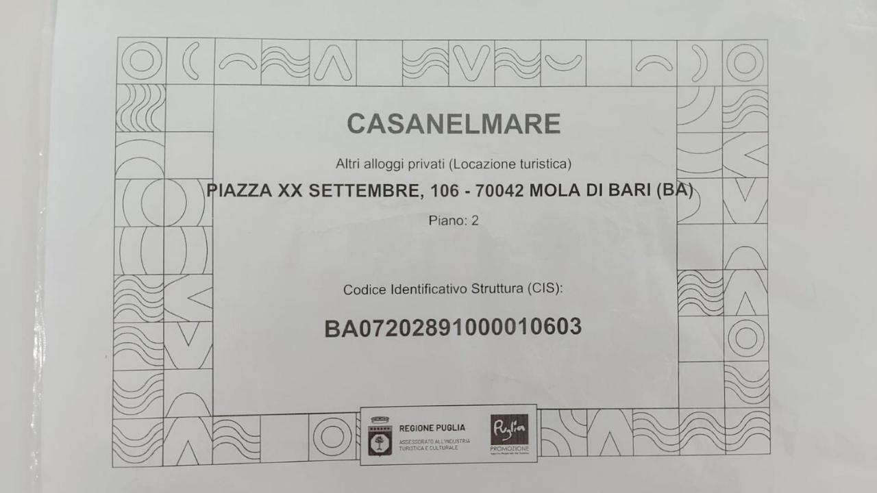 Casanelmare Apartment Mola di Bari Exterior photo